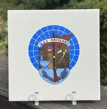 Vintage Navy USS Oriskany Ceramic Tile picture