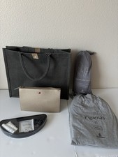 Emirates First Class Airline Amenity Kit Bundle Woman’s Loungewear Sleepers Bag picture