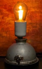 Vintage Repurposed Metal Tank Pump Base Industrial Table Desk Lamp Toggle Switch picture