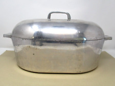Vintage Magnalite GHC Dutch Oven Roaster Pan 12 Quart Aluminum Roasting Pot picture