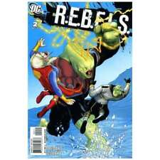 R.E.B.E.L.S. (2009 series) #2 in Near Mint condition. DC comics [c; picture