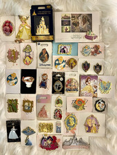 ATTN RESELLERS: PRINCESSES GALORE Collection of 37 Auth Disney Pins picture