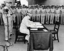 8x10 Japanese Surrender Signed By Douglas MacArthur Glossy Photo Print HT4136393 picture