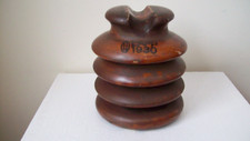 Vtg Lapp 1930 Insulator RARE 4 Tier Cable Top Heavy (Stone?), Cable Top picture