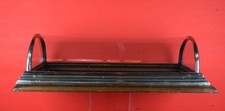 Dome Glass Top Countertop Eyebrow Showcase Nickel Trim 27.5 Inches Wide picture