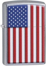 Zippo Patriotic Street Chrome 29722 picture