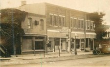 Wisconsin Milton Business Block #782 RPPC Photo Postcard 22-4537 picture