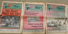 The Burning Spear Newspapers Lot 3. 1986 1987. A1 picture