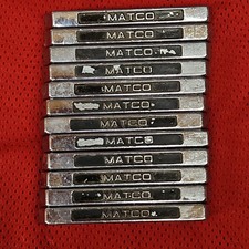 12 Vtg. MATCO Box Drawer Handle Screws, Square Frame 4” Long 1” Deep picture