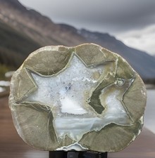 RARE FIND Black Dome Thunderegg - Caribou District, BC, Canada. picture