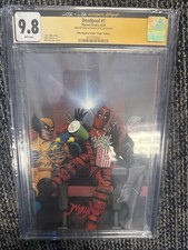 Deadpool 1 Mike Mathew Signed AUTO Virgin Variant Marvel Comic 2024 CGC 9.8 RARE picture