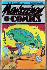 Monstemon Comics Spot Foil GD10 Action 1 Homage Superman Tribute SIGNED COA picture