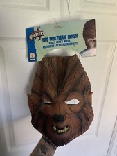 Vintage 1998 Wolfman Werewolf Halloween Halloween Mask Universal Studio Monsters picture