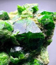 221 CT. Full Terminated Top Green Demantoid Garnet Crystals On Matrix - IRN picture