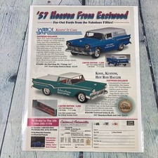 1995 Eastwood Automobilia Diecast Cars Vtg Print Ad/Poster Promo Art Magazine Pg picture