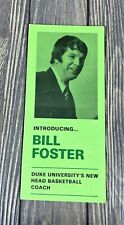 Vintage Introducing Bill Foster Duke University’s New Head Basketball Coach  picture