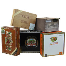 SET OF 5: Empty ASSORTED Cigar Boxes picture