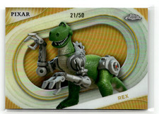 2025 Topps Chrome Disney #92 - Rex - Gold Refractor /50 picture