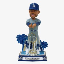 Mookie Betts Los Angeles Dodgers World Series Champions LA Gesture Bobblehead picture