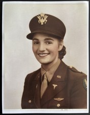 1944 WWII US Army Flight Nurse Rose Landsman 809th MAETS Letter & Photos picture