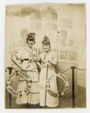 Krug Park 1910 Two Photo Set Omaha NE Amusement Park Fair Carnival Festival  picture