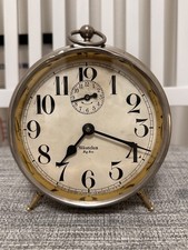 Vintage 1920's Westclox 'Big Ben' Style 1a Nickel Alarm Clock  * WORKING picture