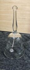 Princess House Heritage Etched Clear Crystal Dinner Bell 6