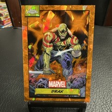 DRAX 2024 Topps Chrome Sapphire Marvel #91 Orange Sapphire Refractor 23/25 picture