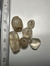 Ancient Roman Or Greek Era Crystal Beads 100bc-100ad picture