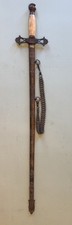 Vintage Knights Templar Masonic Sword Scabbard Chain picture