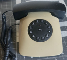VINTAGE TeleQuest 1984 Grand Prix MODEL Dial Telephone 120-CTF. Tested. (WORKS) picture