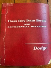 1957 Dodge Data Book picture