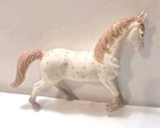 vintage 1970's Imperial Horse 3 In White Spots collectibles toy 0779B16 picture