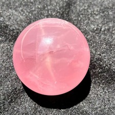 60.3mm Natural Pink Rose Quartz Sphere Energy Crystal Ball Reiki Decor+Stand picture
