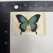 Vtg TOKIO Cigarette Tobacco SWALLOWTAIL BUTTERFLY Silk 32D4 picture
