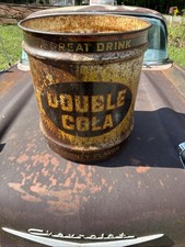 Vintage Double Cola 10 Gallon Syrup Container Can Advertising Soda Collectible picture