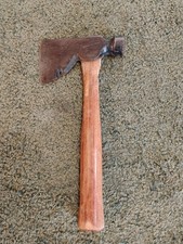 Vintage Wooden Handle Hatchet Very Sharp Solid Great Useable Condition USA picture