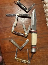 Vintage Antique American Made Pocket Knives Some New Some Used A Lot Of Knives picture