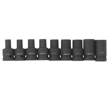 9 Pieces M6-M24 Tap Sockets Cr Molybdenum Steel 1/2 Inch Drive Tap Socket Set picture