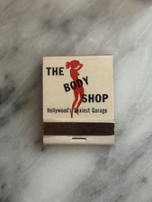 1960s Body Shop Sunset Strip Hollywood Burlesque Matchbook Los Angeles LA  CA picture