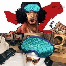 One Piece Navy Admiral Aokiji Kuzan Blue Pheasant Sleep Eye Mask Eyeshade Props picture
