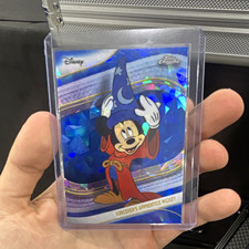 Topps 2025 Topps Chrome Disney Mickey Sorcerer's Apprentice #190 sapphire picture