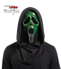 GhostFace BlackLight Green Mask Light Up Scream IN Stock  picture