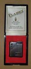 Vintage 1972 Flamex Series 72 Piezo Electric Butane Lighter Japan w/ Case picture