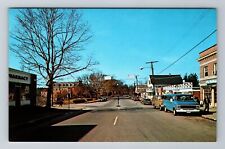 Durham NH-New Hampshire, Main Street, Vintage Souvenir Postcard picture