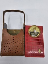 Vintage Zenith Royal 500 Series Transistor Radio Red Test video Works Free 🚢 📦 picture