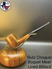 Vintage Butz Choquin Boquet Meer Lined Billiard Tobacco Pipe picture