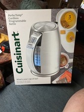 CUISINART KETTLE  PERFECTEMP CORDLESS PROGRAMMABLE  NEW IN BOX, CPK-17 P 1 picture