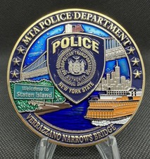 MTA Police Department Highway Unit Bridge Operation Challenge Coin picture