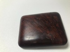 Vintage California Polished Redwood Burl Belt Buckle  picture
